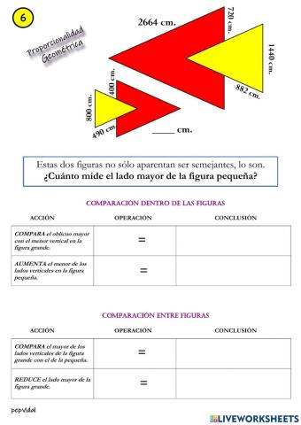 Proporcionalidad geométrica 6