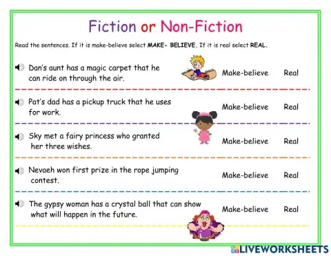 Fiction or non-fiction 5 DJ