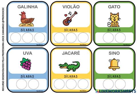 Separação de sílabas