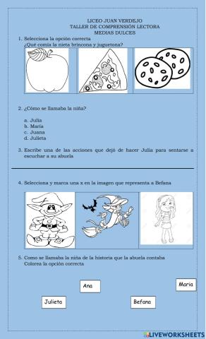 Medias dulce taller 1