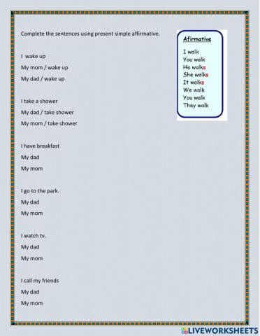 Presentimple all forms