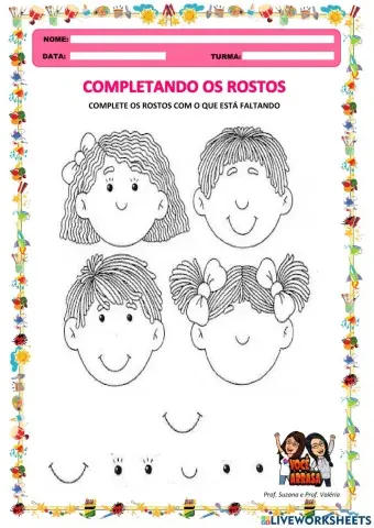 Completando os Rostos