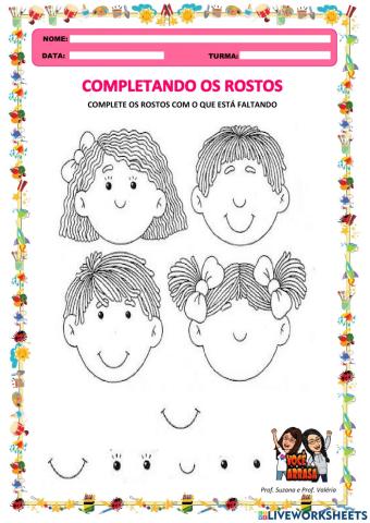 Completando os Rostos