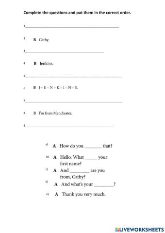 Personal Information