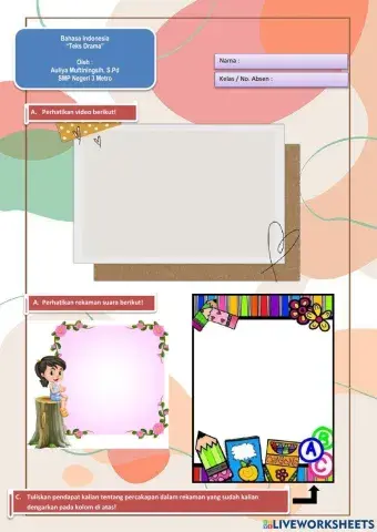 LKPD Teks Drama