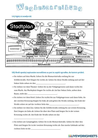 Wegbeschreibung - LESEN