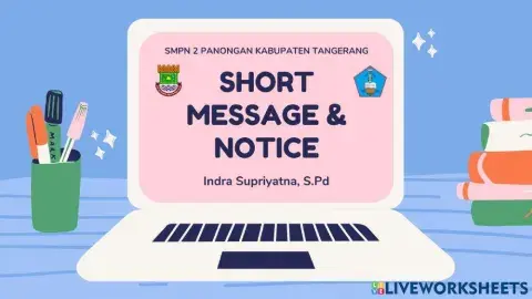 Short Message & Notice