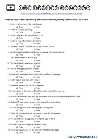 Video - The Easter Holiday (Little Fox)