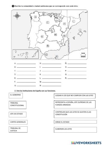 Comunidades autónomas de españa