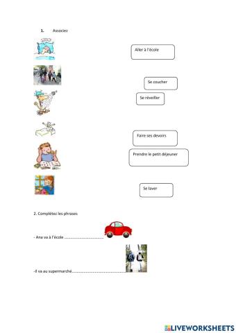 Activités quotidiennes