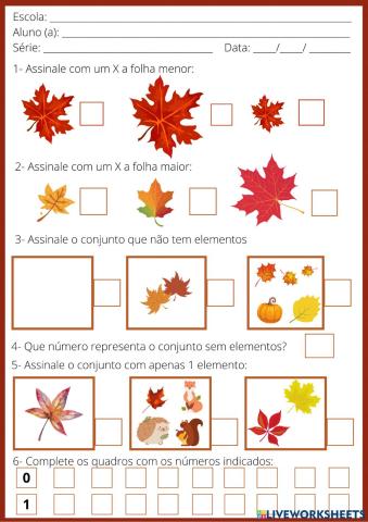 Outono e matemática