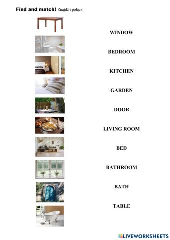 NEA1 My house vocabulary