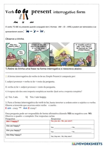 Verb to be interrogative form