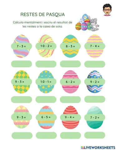 Càlcul mental Pasqua 2n