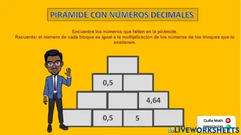 Números decimales multiplicación y división