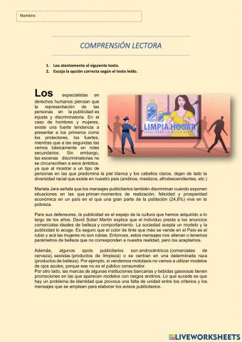 ESTEREOTIPOS EN LA PUBLICIDAD