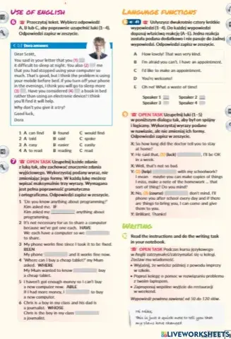 Repetytorium 8-klasisty Macmillan unit 11-12