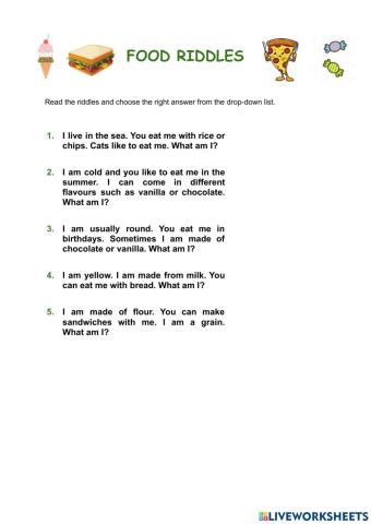 Food Riddles