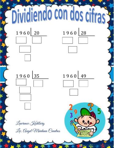 Divisiones de dos cifras