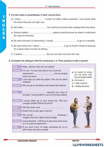 Unidad 1 - inglés 4°