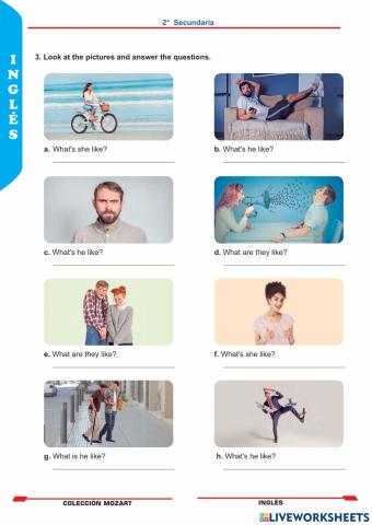 Unidad 1 - inglés 2°