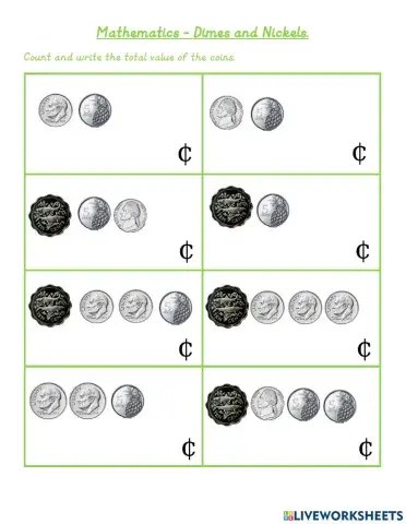 Adding Dimes and Nickels