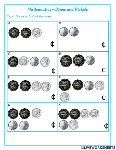 Adding Dimes and Nickels