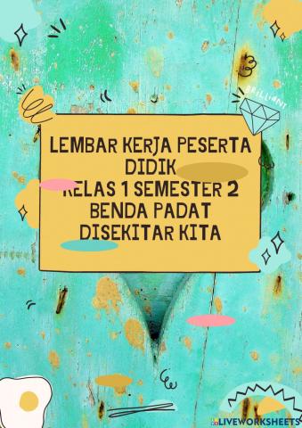Lembar Kerja Peserta Didik Kelas I