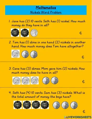 Nickels and Dimes Application