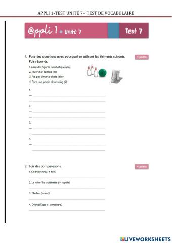 Appli 1-test unité 7