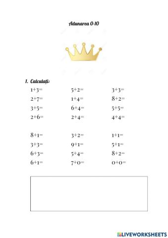 Adunarea 0-10