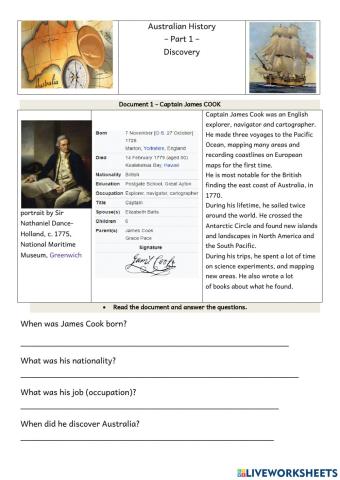 Australia history part 1