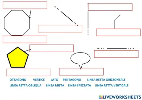 Linee e parti di figure piane