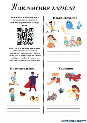 Наклонения глагола