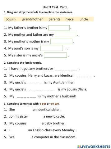 Unit 3 Test.Part 1. EPS