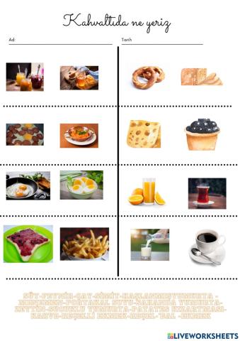 Kahvaltıda ne yeriz