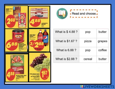 Supermarket flyer - Reading 2
