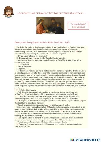 Los discípulos de Emaús