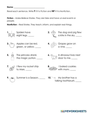 Fiction and Nonfiction