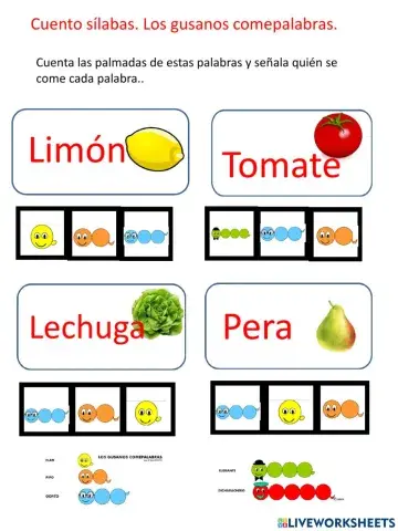 Gusanos comepalabras