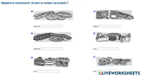 exercice bilan magasins