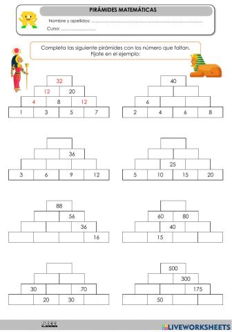 Pirámides matemáticas