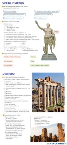 Ottaviano Augusto e l'Impero