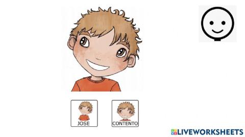 emociones contento enfadado jose