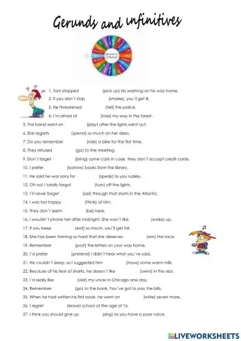 Infinitive and gerund