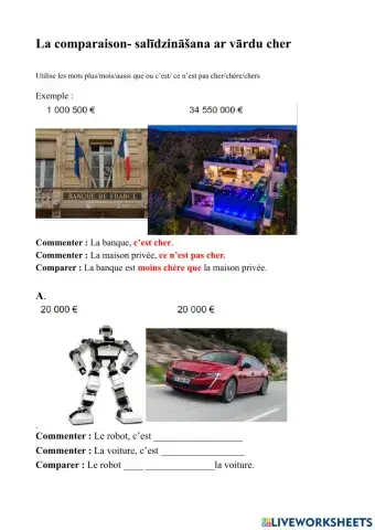 Unite 3. la comperasion