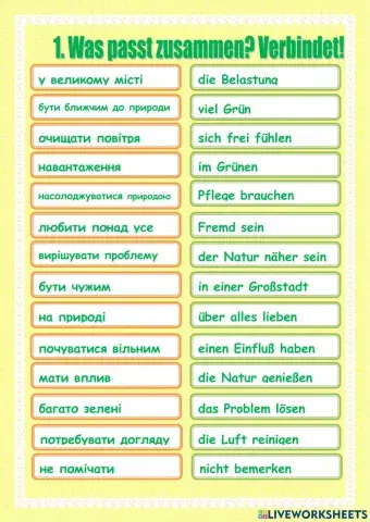 Unser Alltag und Natur