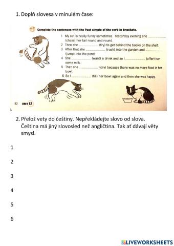 Past simple - překlad