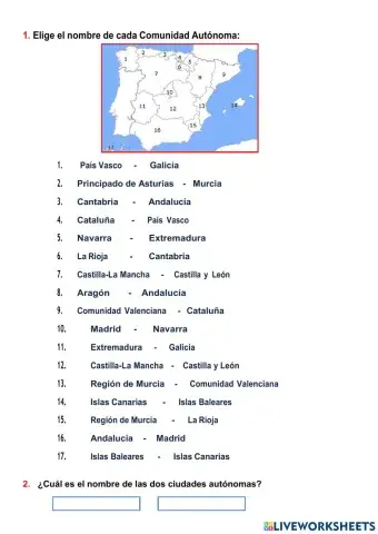 Comunidades autónomas