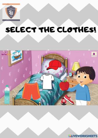 Select the clothes